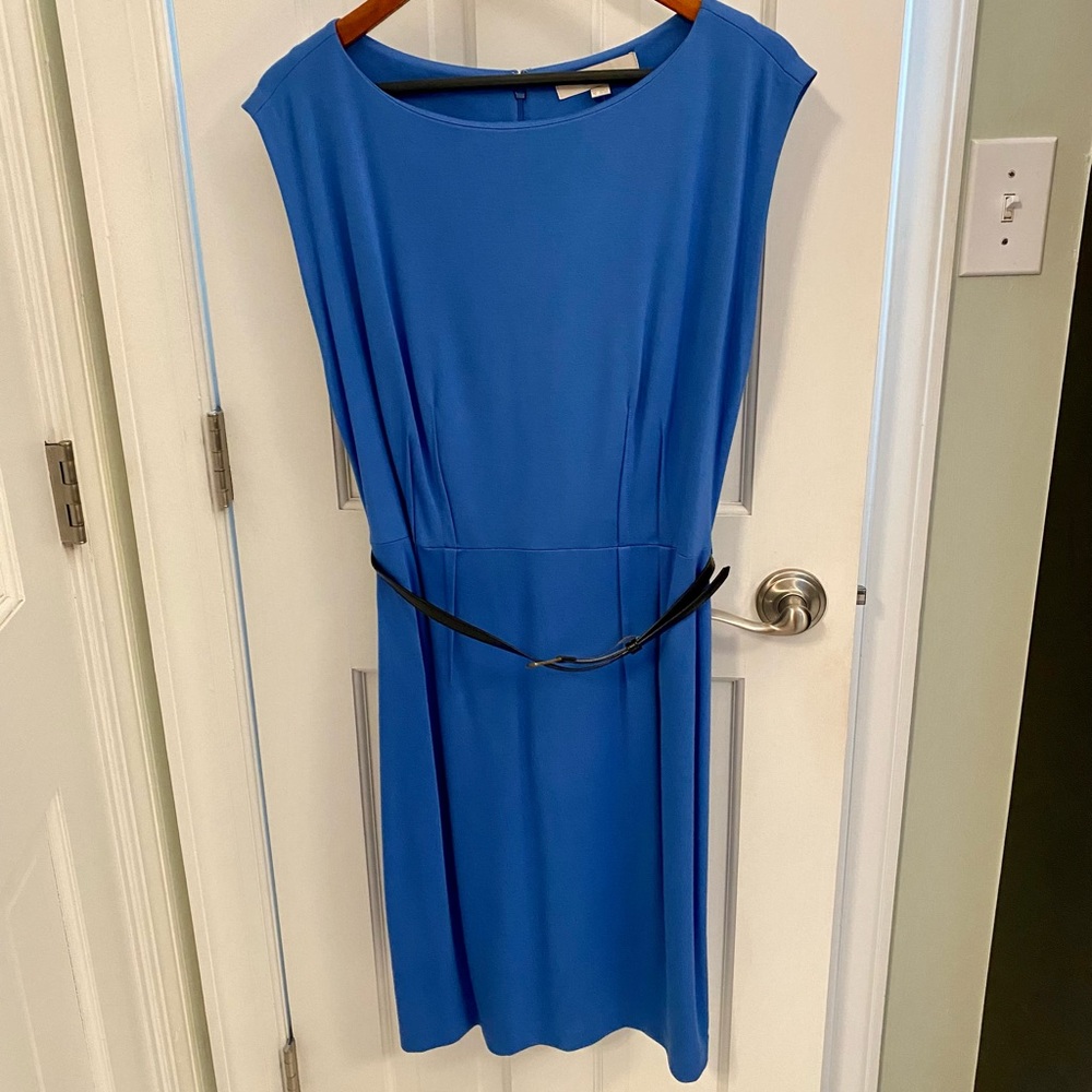 LOFT NWOT Pintucked Sheath
